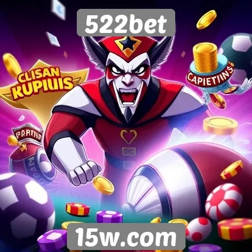 Variedade de jogos disponíveis na 522bet